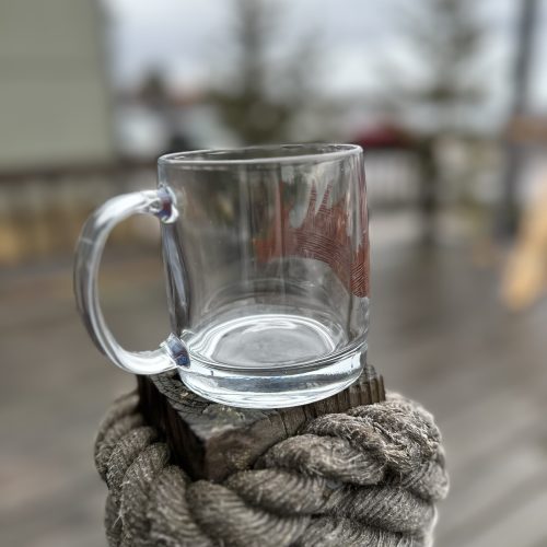 GLASS MUG