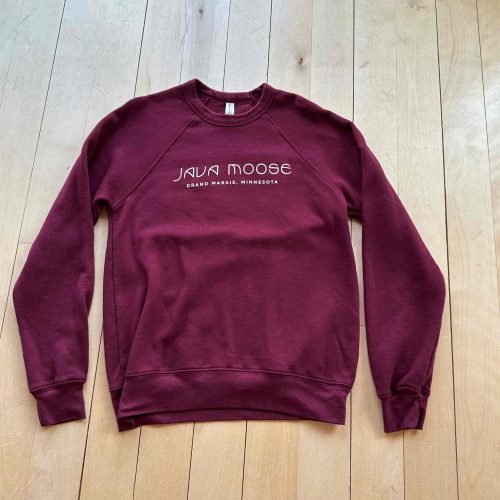 CREW NECK SWEATSHIRT- BURGUNDY